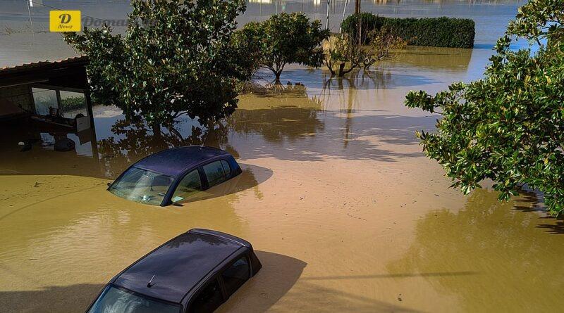 صور مروعة بعد كارثة من سوء الأحوال الجوية في العديد من المناطق بغرب ووسط اليونان "فيديو"