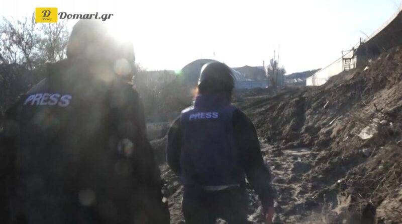 حرب أوكرانيا: كمين روسي تعرض له طاقم قناة سكاي نيوز البريطانية - فيديو صادم