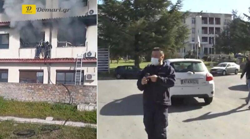 مريض مصاب بفيروس كورونا يتسبب في حريق في مستشفى "بابانيكولاو" يسفر عن مقتل شخص