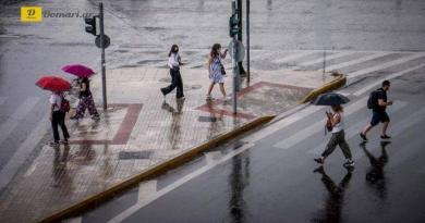 اليونان.. هطول أمطار غزيرة وعواصف رعدية يوم غدٍ الأحد بعد موجة الحر