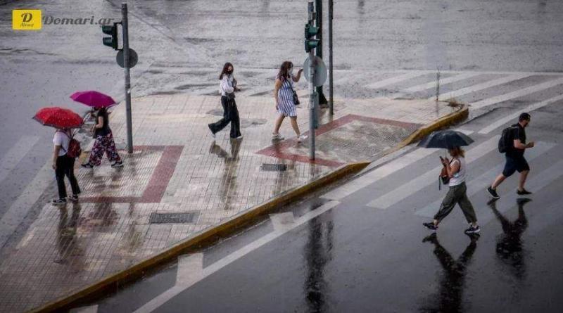 اليونان.. هطول أمطار غزيرة وعواصف رعدية يوم غدٍ الأحد بعد موجة الحر