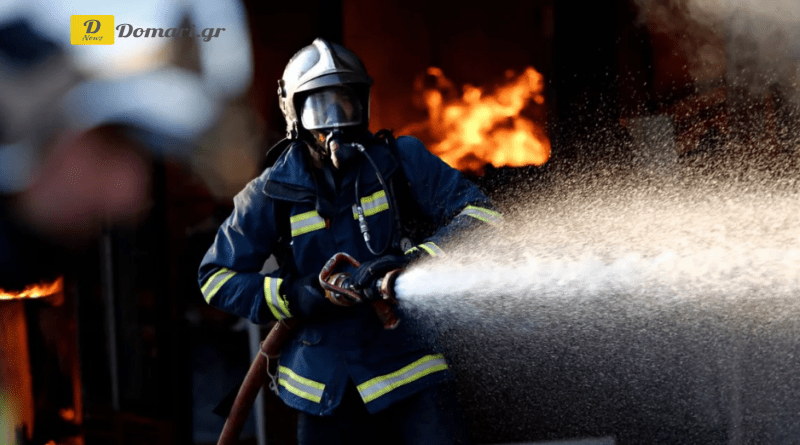 اندلع حريق في قطعة أرض في كاليثيا