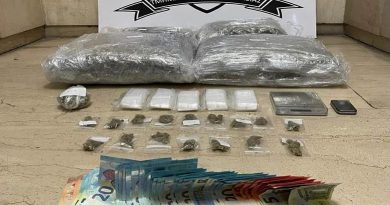 ضبط كمية كبيرة من الحشيش خلال مداهمة أمنية في أجيوس بانتيليموناس