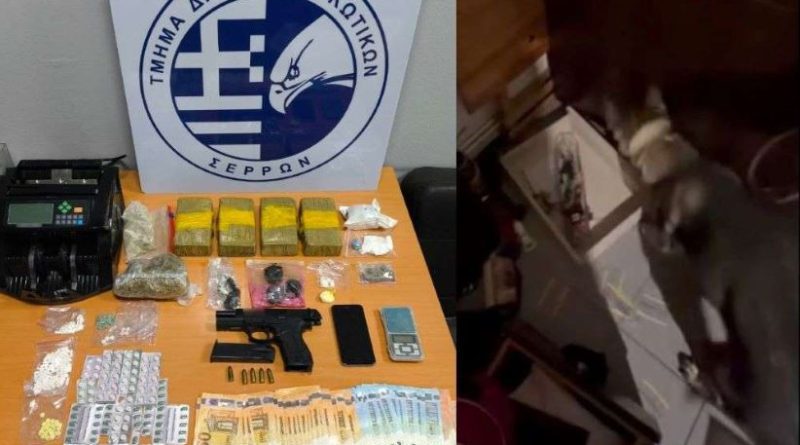 الشرطة اليونانية تلقي القبض على امرأة روسية بحوزتها كميات ضخمة من المخدرات والأسلحة صور - فيديو