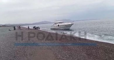 وصول مهاجرين غير شرعيين إلى شاطئ رودس عبر يخت والسائق في قبضة الشرطة (فيديو)