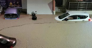جزيرة رودس تحت الأمطار الغزيرة إعلان حالة الطوارئ وتحذيرات من الخروج
