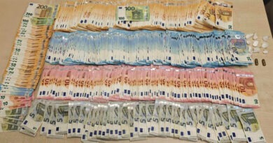 الشرطة تكتشف مبلغا كبيرا من المال والكوكايين مخبأ في متجر في منطقة أجيوس بانتيليموناس