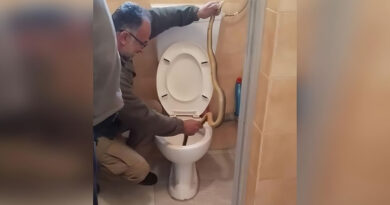 مفاجأة مرعبة في كاستوريا ثعبان يظهر داخل المرحاض ويثير الذعر