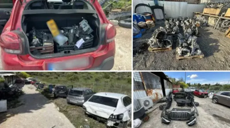تفكيك عصابة سرقة المركبات في أثينا أرباح تفوق نصف مليون يورو