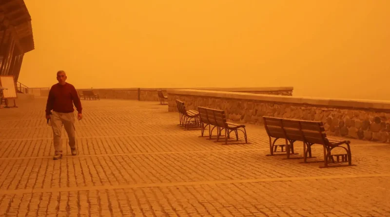 Greece Braces for Sahara Dust Storm and Sudden Temperature Drop
